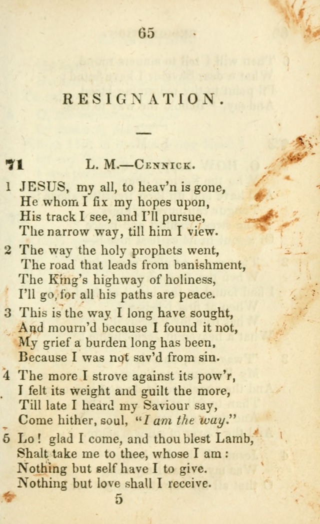 Hymns for Social Meetings page 65