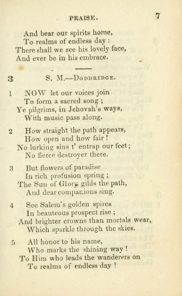 Hymns for Social Meetings page 7