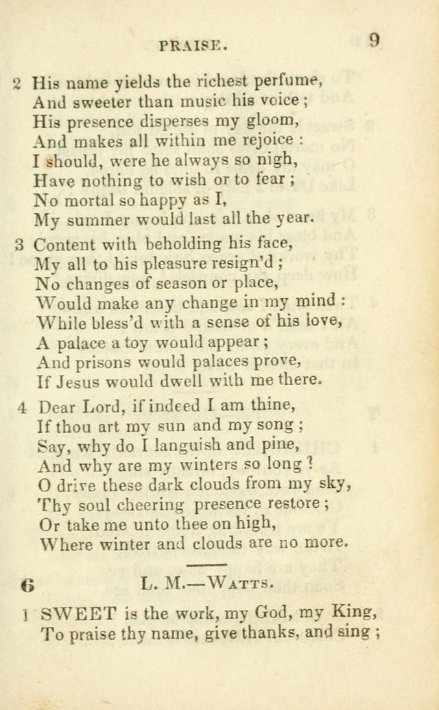 Hymns for Social Meetings page 9