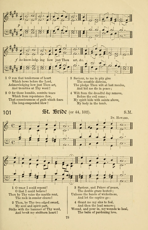 Hymns and Songs: for Mission Services and Conventions, with tunes (Enlarged ed.) page 73