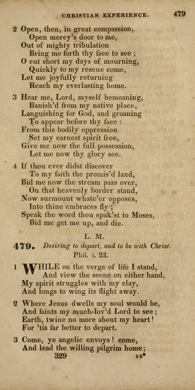 Hymns, Selected and Original, for Public and Private Worship page 331