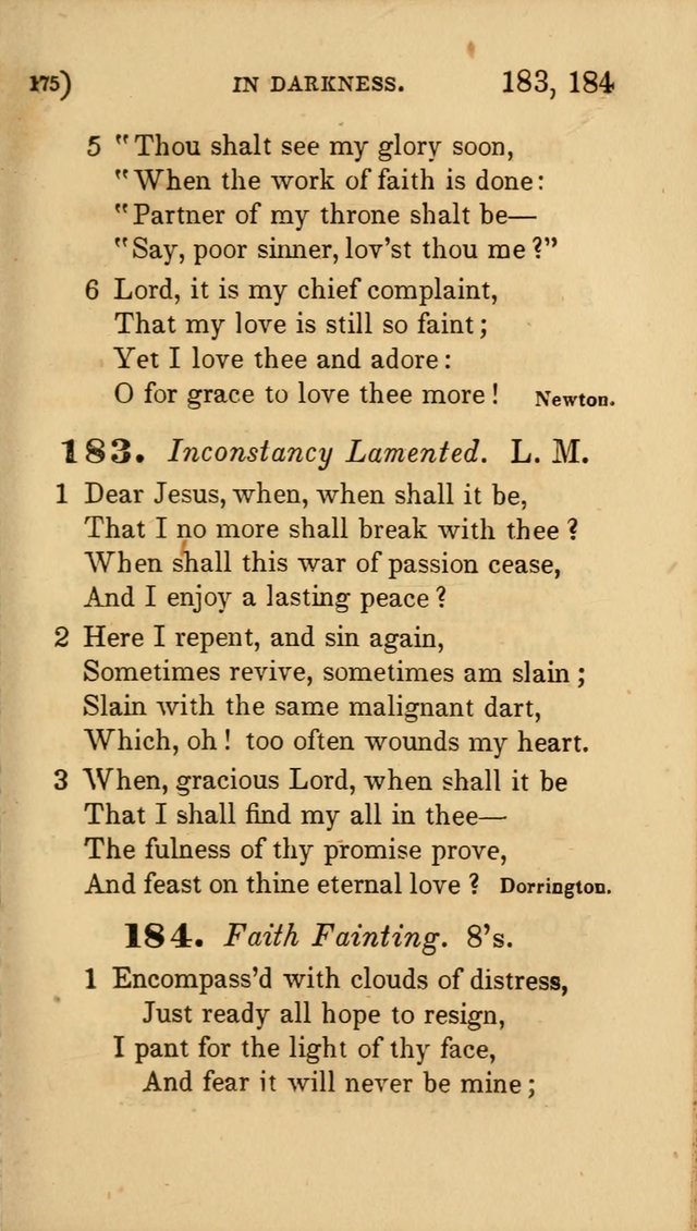 Hymns for Social Worship: selected from Watts, Doddridge, Newton, Cowper, Steele and others page 175