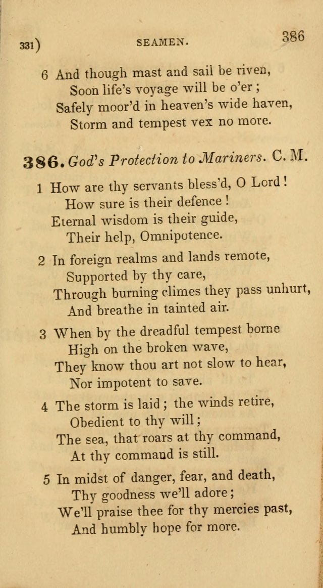 Hymns for Social Worship: selected from Watts, Doddridge, Newton, Cowper, Steele and others page 331