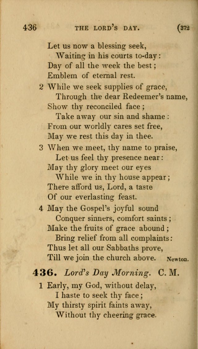 Hymns for Social Worship: selected from Watts, Doddridge, Newton, Cowper, Steele and others page 372