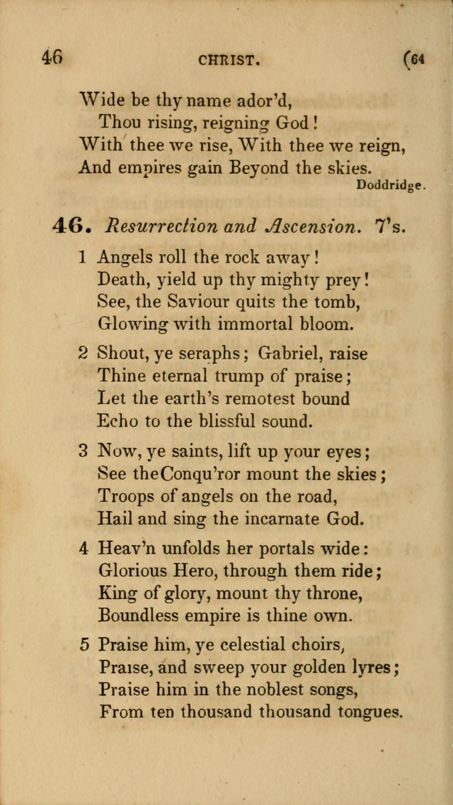 Hymns for Social Worship: selected from Watts, Doddridge, Newton, Cowper, Steele and others page 64