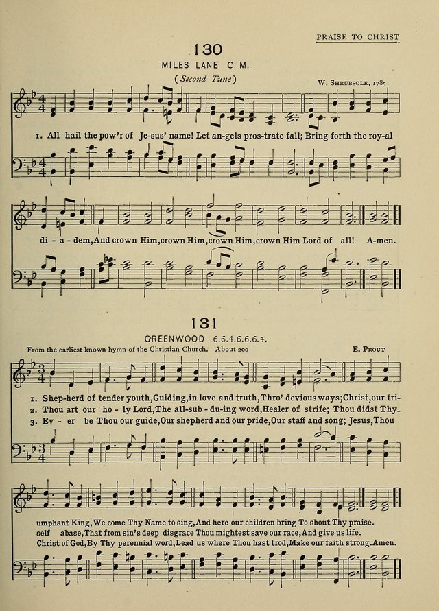 Hymns and Tunes for Schools page 131