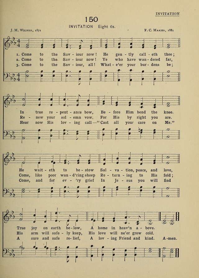 Hymns and Tunes for Schools page 149