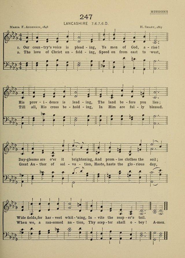 Hymns and Tunes for Schools page 243