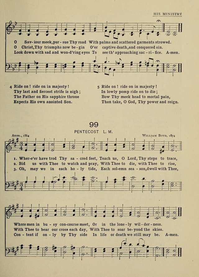 Hymns and Tunes for Schools page 99