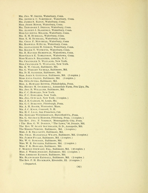 Hymn Tunes: being further contributions to the hymnody of the church page 82