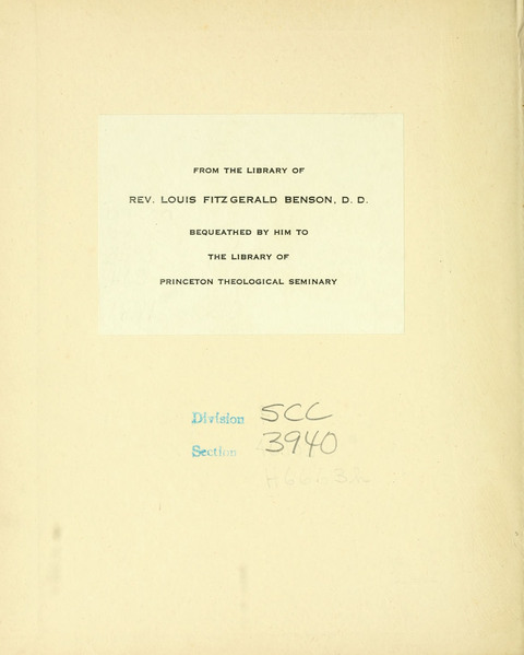 Hymn Tunes: being further contributions to the hymnody of the church page i