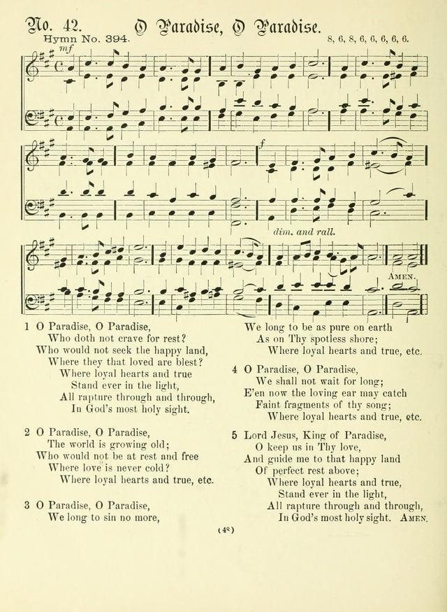 Hymn Tunes: being further contributions to the hymnody of the church page 48