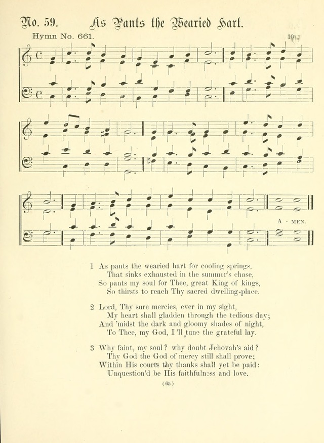 Hymn Tunes: being further contributions to the hymnody of the church page 65
