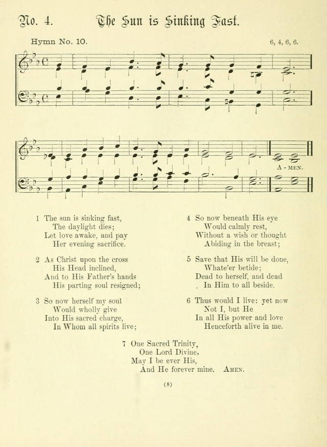 Hymn Tunes: being further contributions to the hymnody of the church page 8