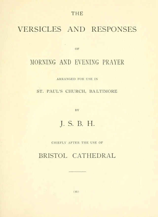 Hymn Tunes: being further contributions to the hymnody of the church page 85