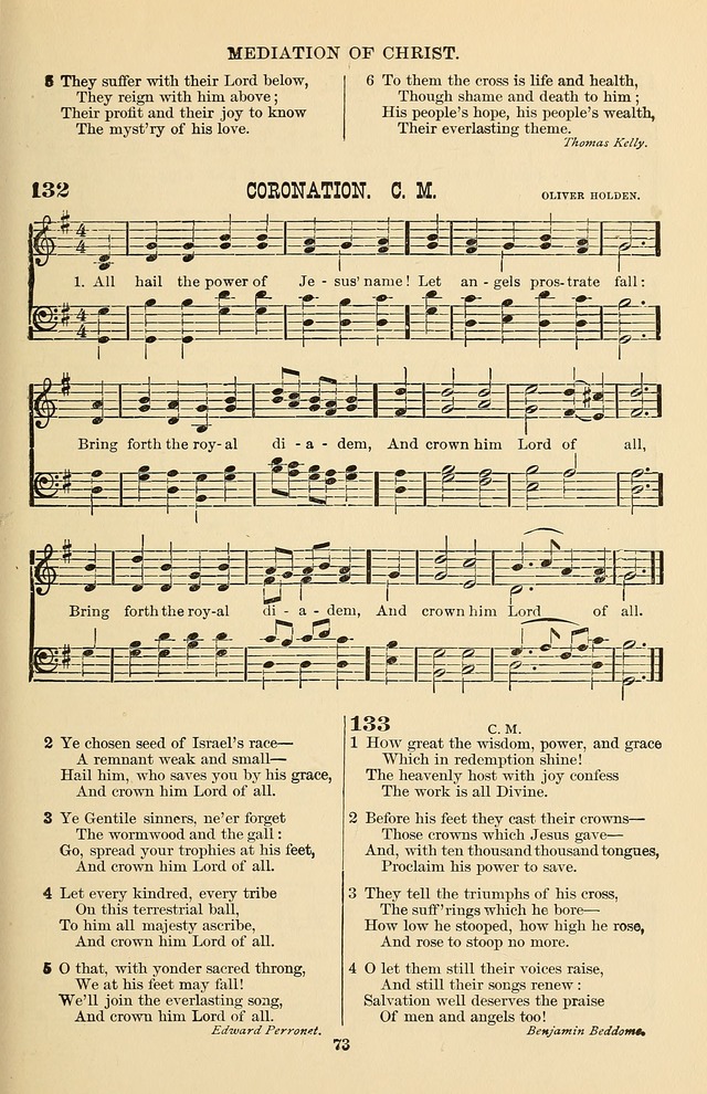 Hymn and Tune Book of the Methodist Episcopal Church, South (Round Note Ed.) page 73