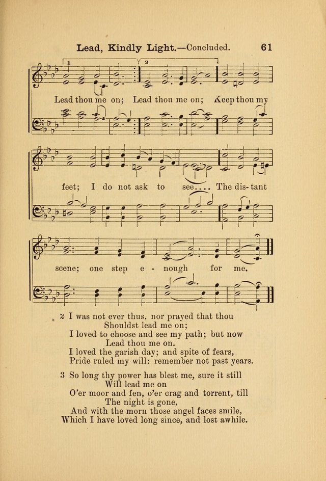 Hymn and Tune Book: for Schools and Colleges page 61