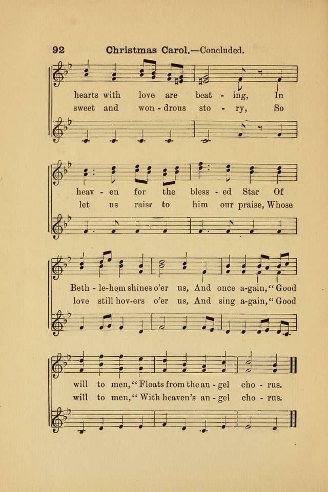 Hymn and Tune Book: for Schools and Colleges page 92