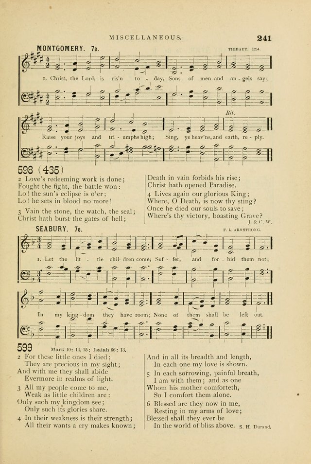 Hymn and Tune Book for Use in Old School or Primitive Baptist Churches page 241