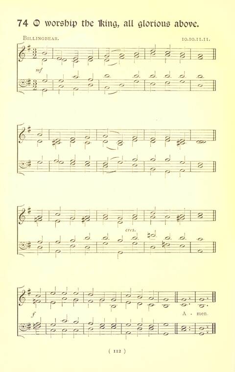 Hymn Tunes and Carols page 112