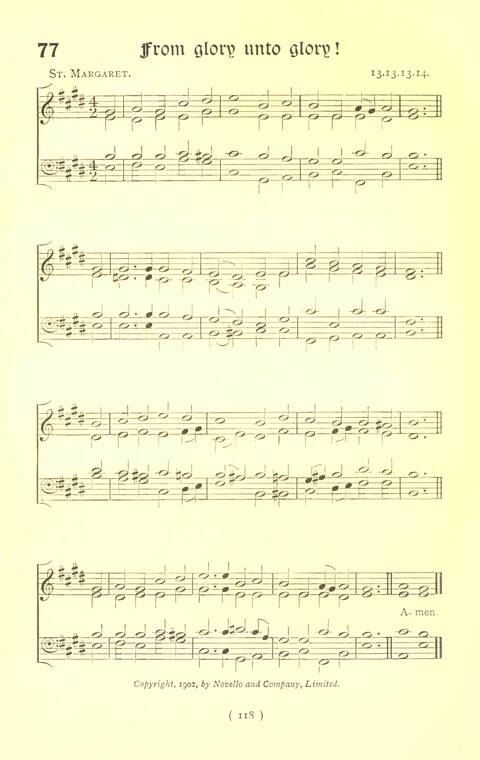 Hymn Tunes and Carols page 118