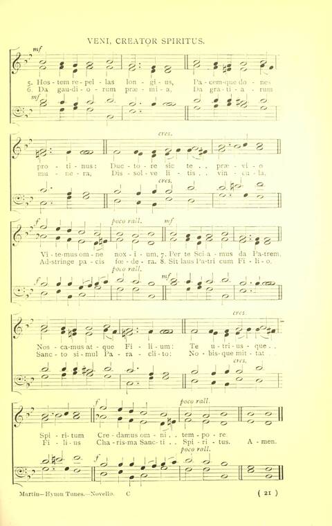 Hymn Tunes and Carols page 21