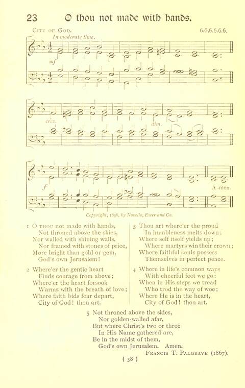 Hymn Tunes and Carols page 38