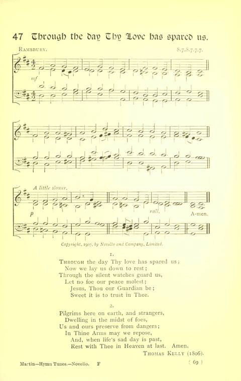 Hymn Tunes and Carols page 69