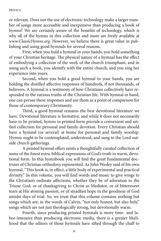 Hymns to the Living God page viii