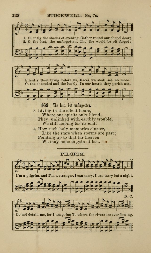 Hymns and Tunes for Prayer and Social Meetings page 122