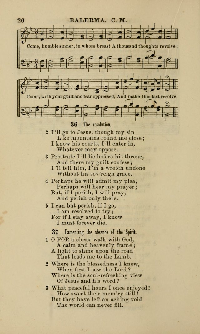 Hymns and Tunes for Prayer and Social Meetings page 26