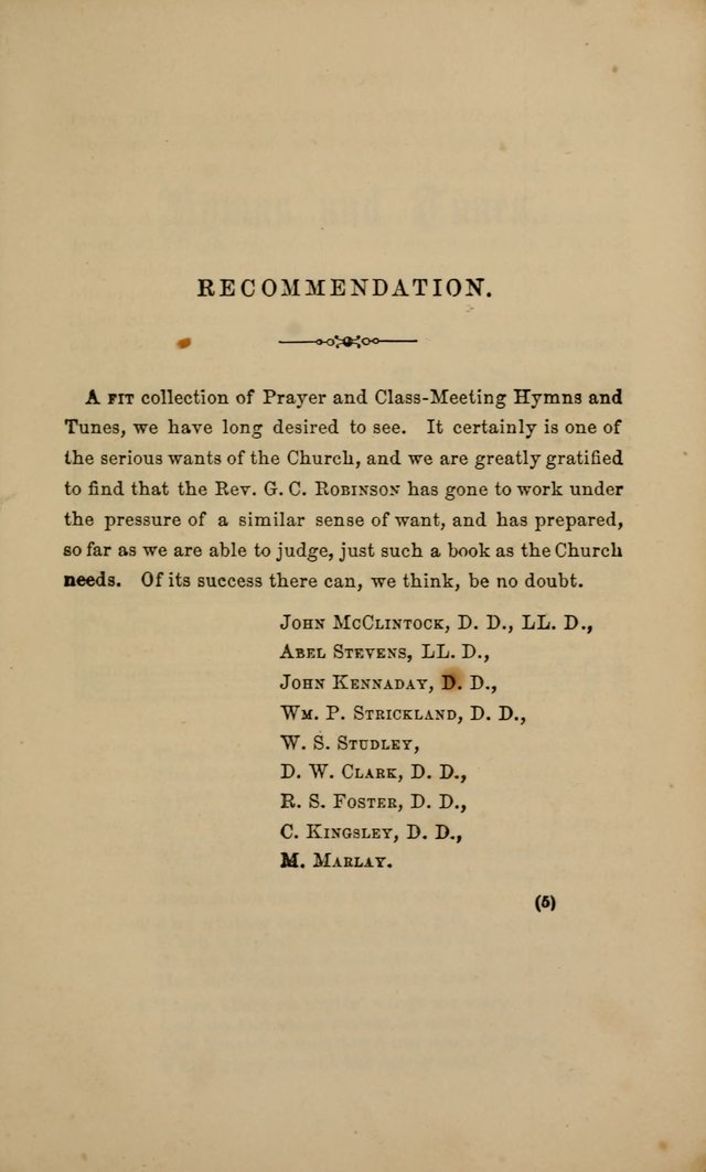 Hymns and Tunes for Prayer and Social Meetings page 5