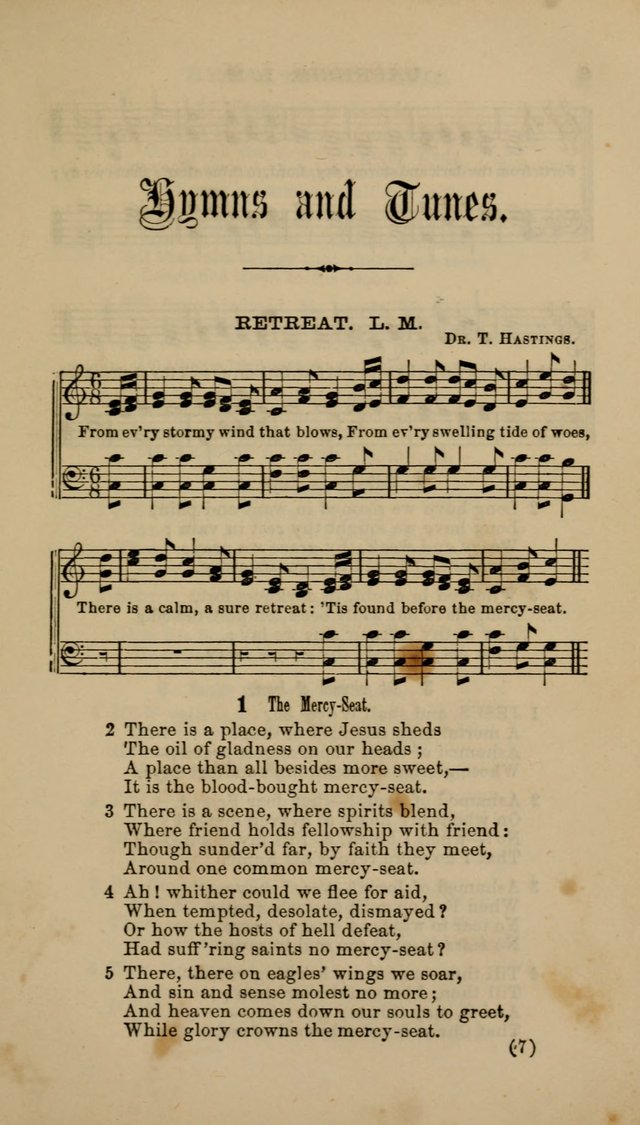 Hymns and Tunes for Prayer and Social Meetings page 7