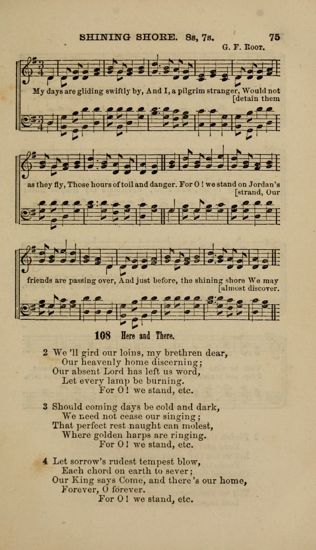 Hymns and Tunes for Prayer and Social Meetings page 75