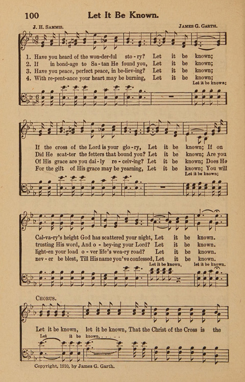 Hymns Tried and True: is a collection of new and old hymns suitable for evangelistic meetings young people