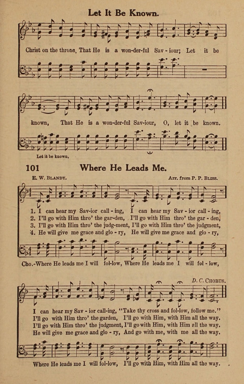 Hymns Tried and True: is a collection of new and old hymns suitable for evangelistic meetings young people