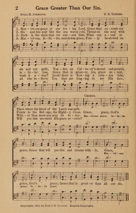 Hymns Tried and True: is a collection of new and old hymns suitable for evangelistic meetings young people