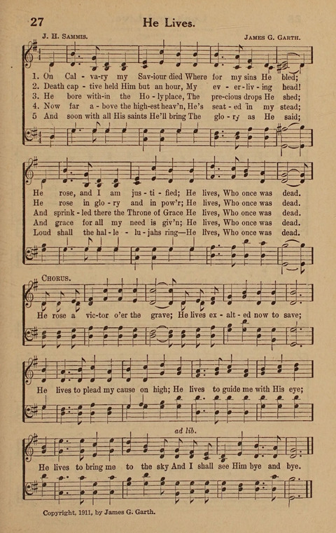 Hymns Tried and True: is a collection of new and old hymns suitable for evangelistic meetings young people