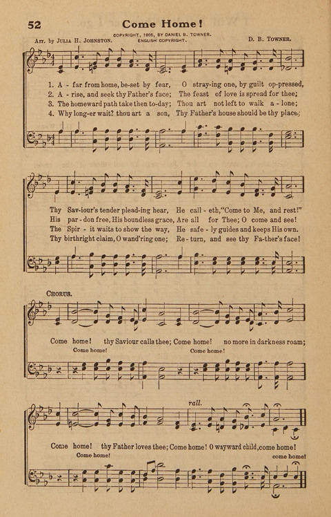 Hymns Tried and True: is a collection of new and old hymns suitable for evangelistic meetings young people