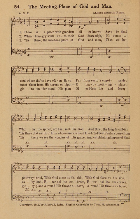Hymns Tried and True: is a collection of new and old hymns suitable for evangelistic meetings young people