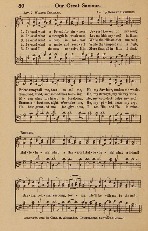 Hymns Tried and True: is a collection of new and old hymns suitable for evangelistic meetings young people