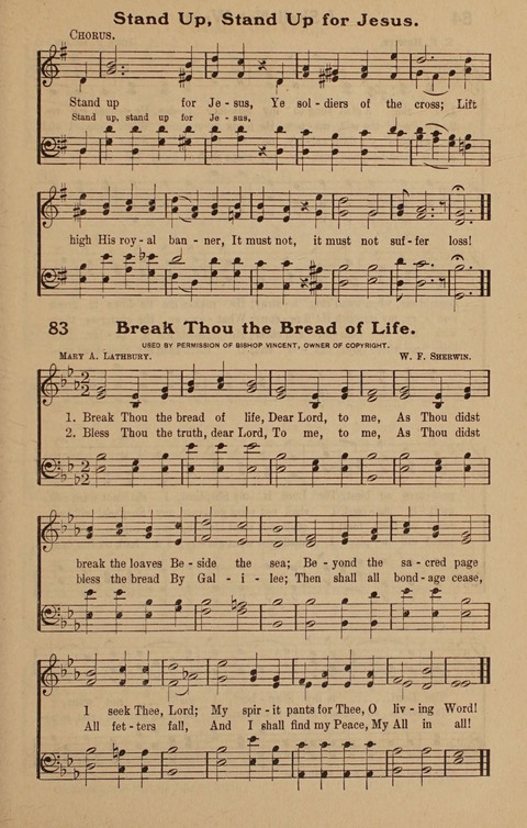 Hymns Tried and True: is a collection of new and old hymns suitable for evangelistic meetings young people