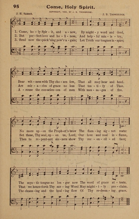 Hymns Tried and True: is a collection of new and old hymns suitable for evangelistic meetings young people
