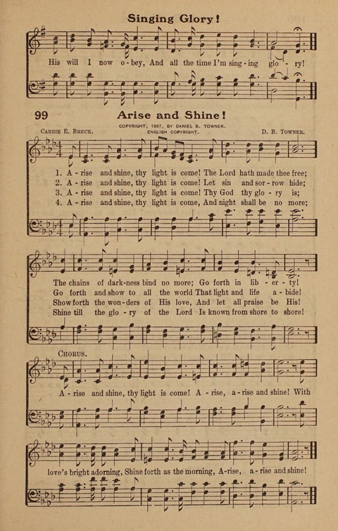 Hymns Tried and True: is a collection of new and old hymns suitable for evangelistic meetings young people