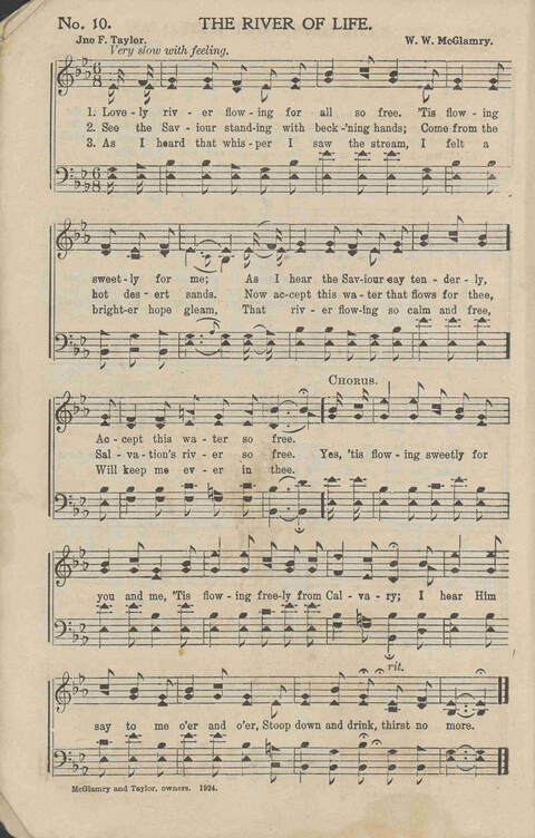 His Voice of Love: for Sunday-schools, singing-schools, revivals, conventions page 10