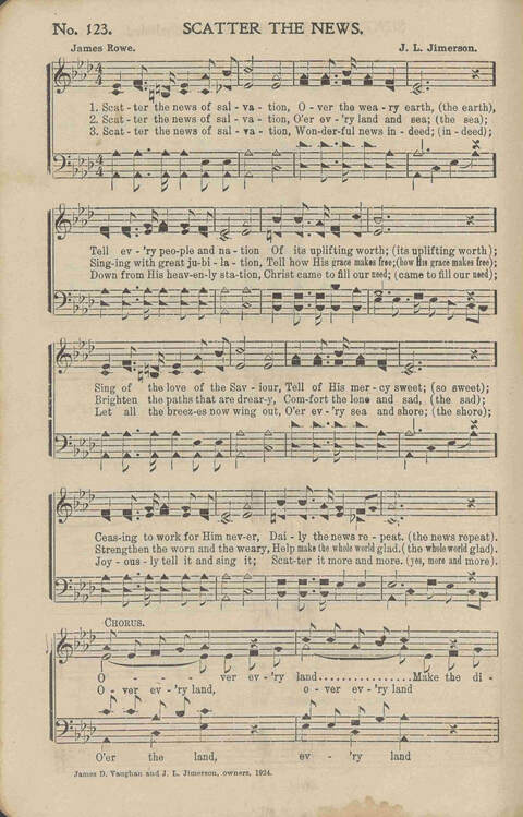 His Voice of Love: for Sunday-schools, singing-schools, revivals, conventions page 136