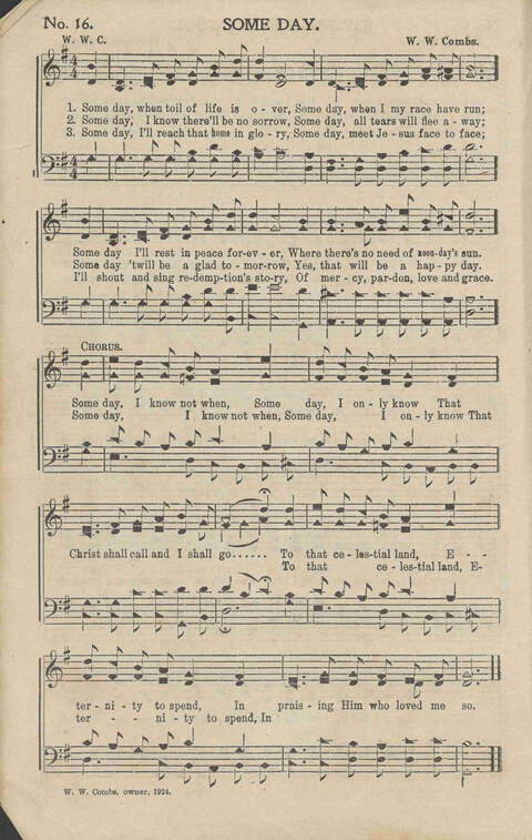 His Voice of Love: for Sunday-schools, singing-schools, revivals, conventions page 16
