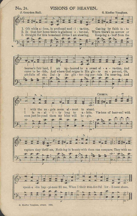 His Voice of Love: for Sunday-schools, singing-schools, revivals, conventions page 24