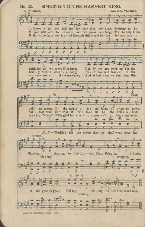 His Voice of Love: for Sunday-schools, singing-schools, revivals, conventions page 28
