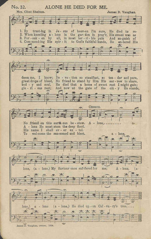 His Voice of Love: for Sunday-schools, singing-schools, revivals, conventions page 32